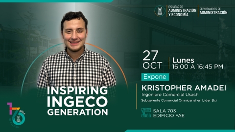 CICLO DE CHARLAS INSPIRING INGECO GENERATION: KRISTOPHER AMADEI 